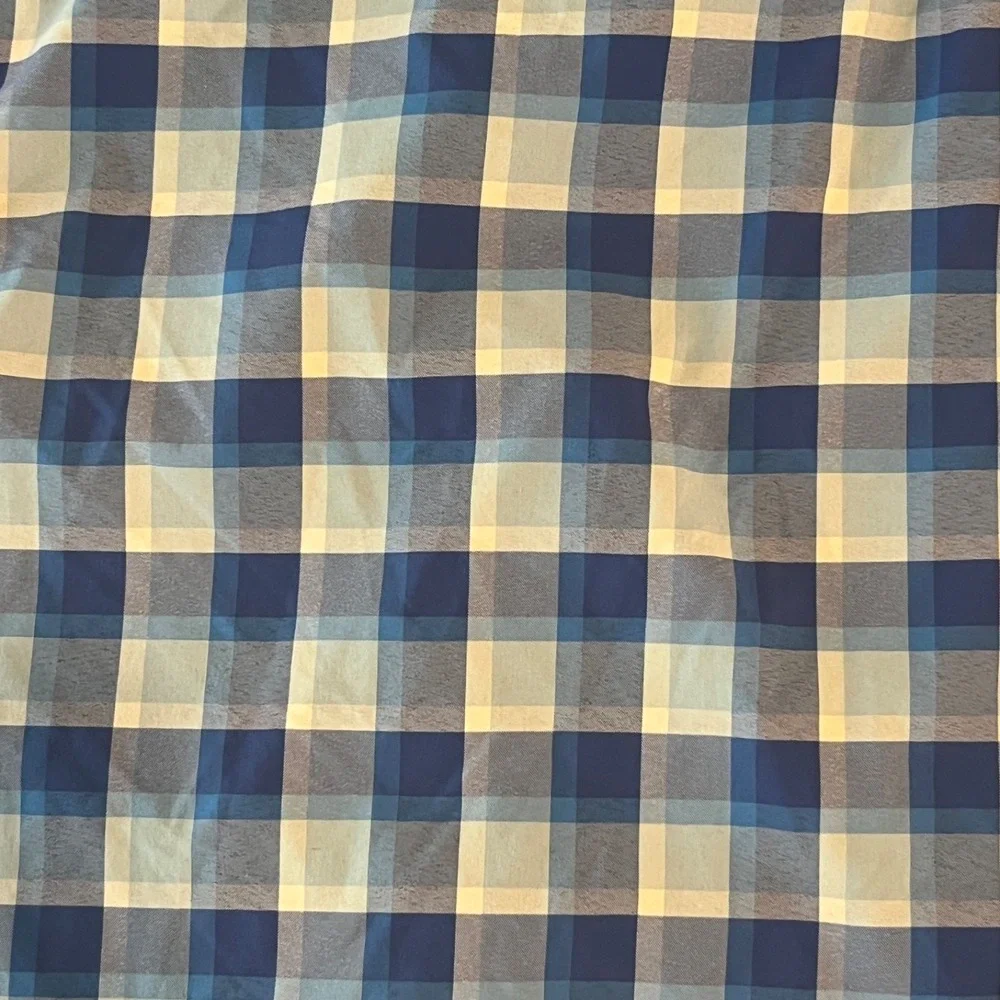 Vineyard Vines Performance Long Sleeve Shirt‎ Youth Boys Size XL 18 Blue Plaid